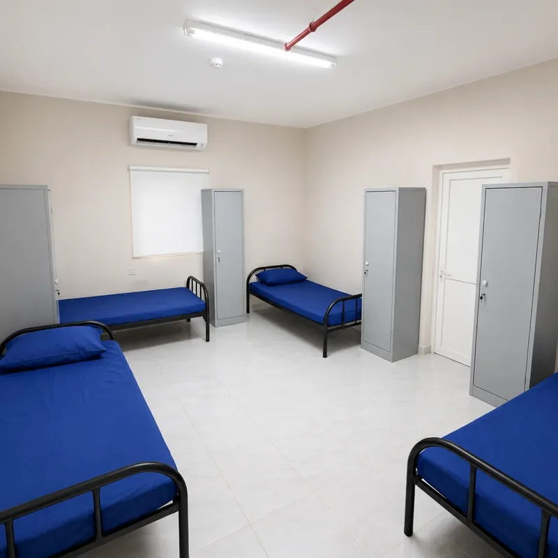Spacious, Bright, and Well-Equipped Dormitories